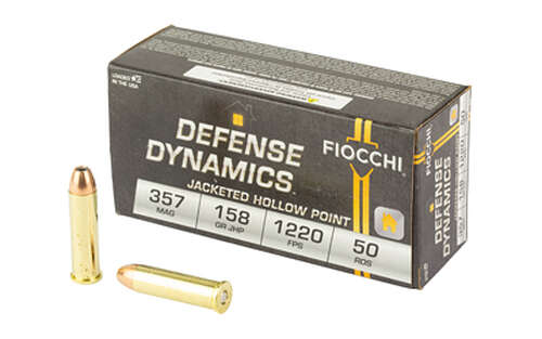 Ammunition Fiocchi Ammunition Defense Dynamics 357Magnum|38Special FIOCCHI DFN DYN 357MAG 158GR 50/1000